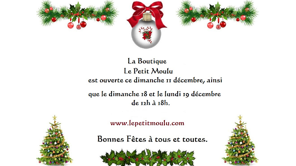 Des ouvertures exceptionnelles pour la saison de Noël.