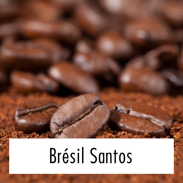 Café en grain de Brésil Santos - Le Petit Moulu  (with lable)