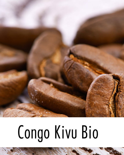 Café en grain de Congo Kivu Bio - Le Petit Moulu  (with lable)
