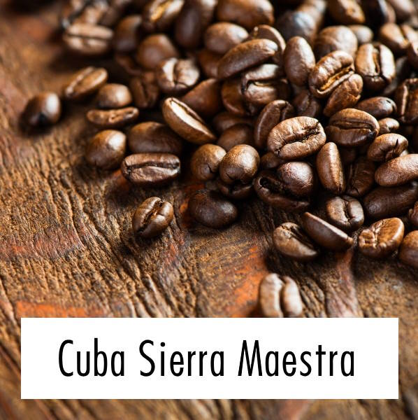 Café en grain de Cuba Sierra Maestra - Le Petit Moulu  (with lable)
